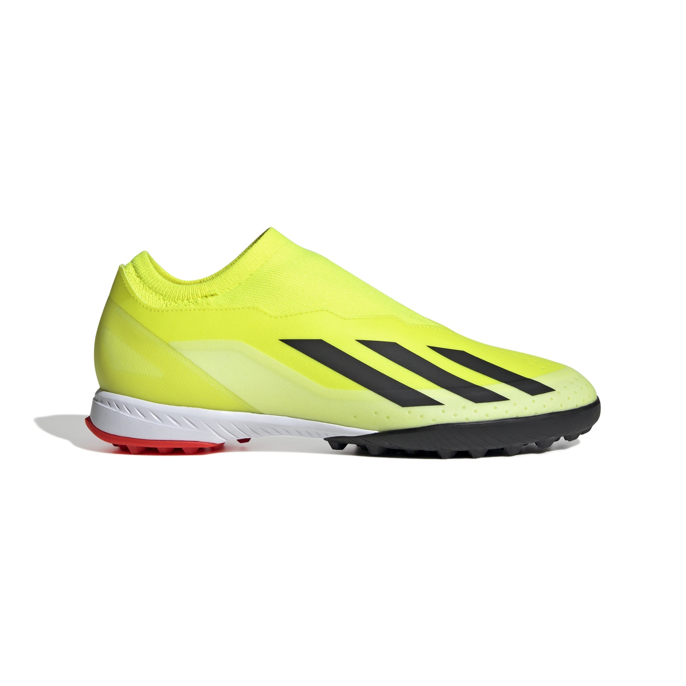 adidas X Crazyfast League LL TF Laceless Turf Boots Solar Yellow/Black/White - Best Buy Soccer